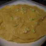 a Crepes on plate