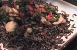 Recipe: Video: Dandelion Stir Fry Over Wild Rice